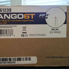 *BRAND NEW* SIG SAUER TANGO6T 1-6x24 FFP DWLR6 Illuminated MRAD FDE – SOT61239 – Unmounted - photo 4