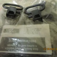 Uncle Mikes  old styl 1inch sling swivels  bulk packed  48 sets per bag   their not stamped uncle mikes   350.00  free shiping to the lower 48 states  in usa - photo 1
