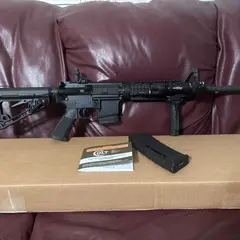 Colt M4 Carbine Semi-Automatic 16” Barrel 5.56mm Surefire Light w/Forearm Handle with Light Switch  - photo 1