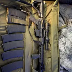 Psa Ar-15 geissele trigger, radian raptor charging handle, streamlight hlx-pro, scope and other accessories  - photo 1
