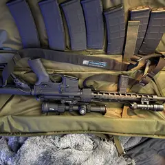 Psa Ar-15 geissele trigger, radian raptor charging handle, streamlight hlx-pro, scope and other accessories  - photo 2
