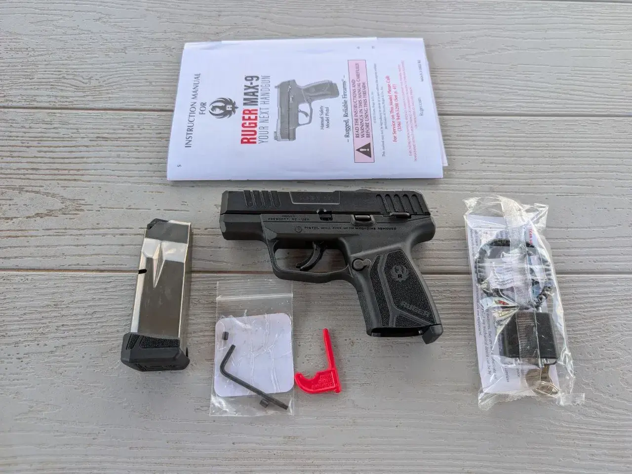 Ruger MAX-9 Optic Ready 9mm Pistol - Brand New, Unfired