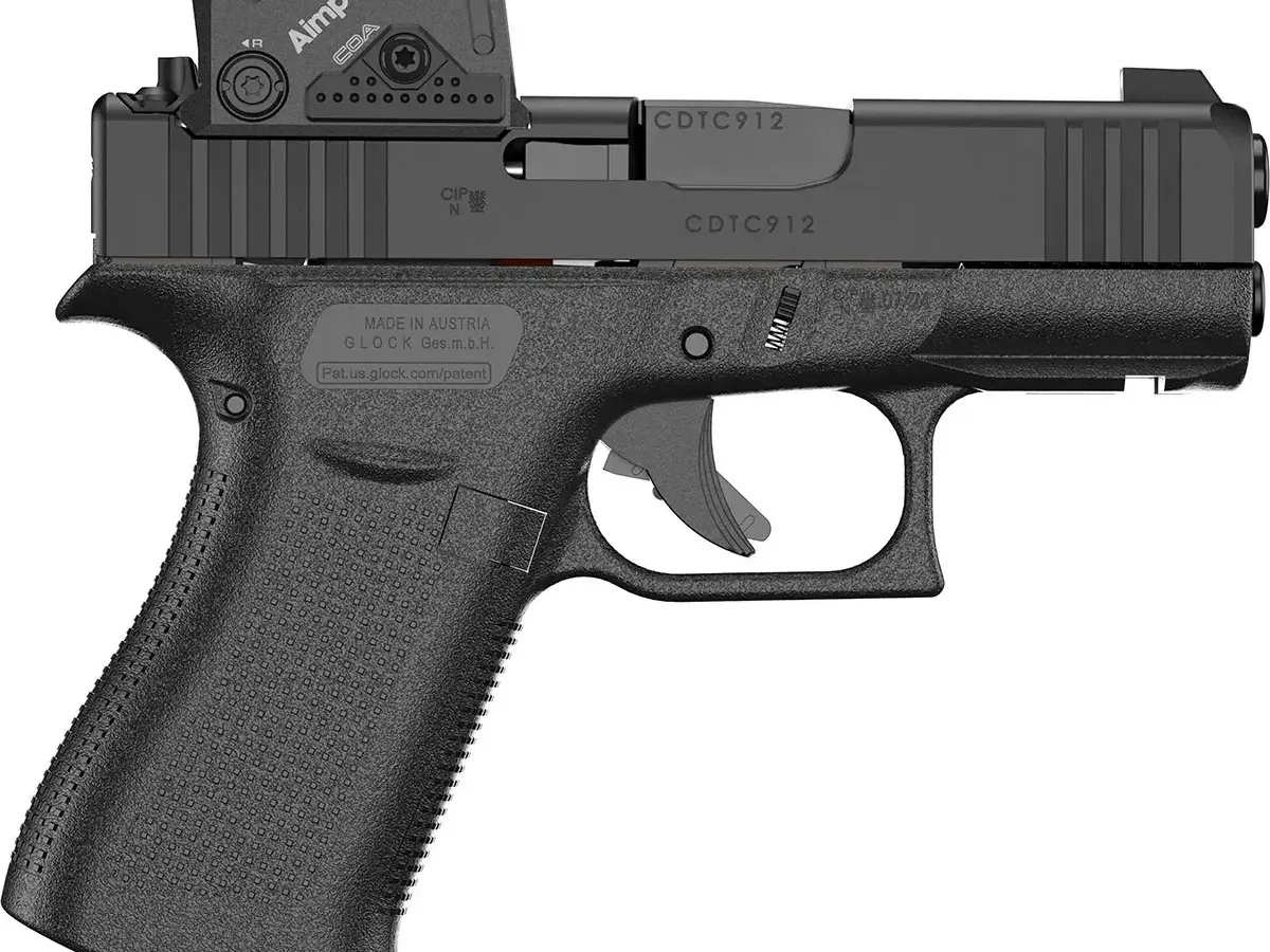 Glock 43X MOS 9mm, 3.41" Barrel, Aimpoint, Black - photo 4