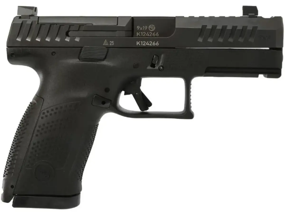 CZ P-10 C 9mm Luger Opt Ready Ported, Black