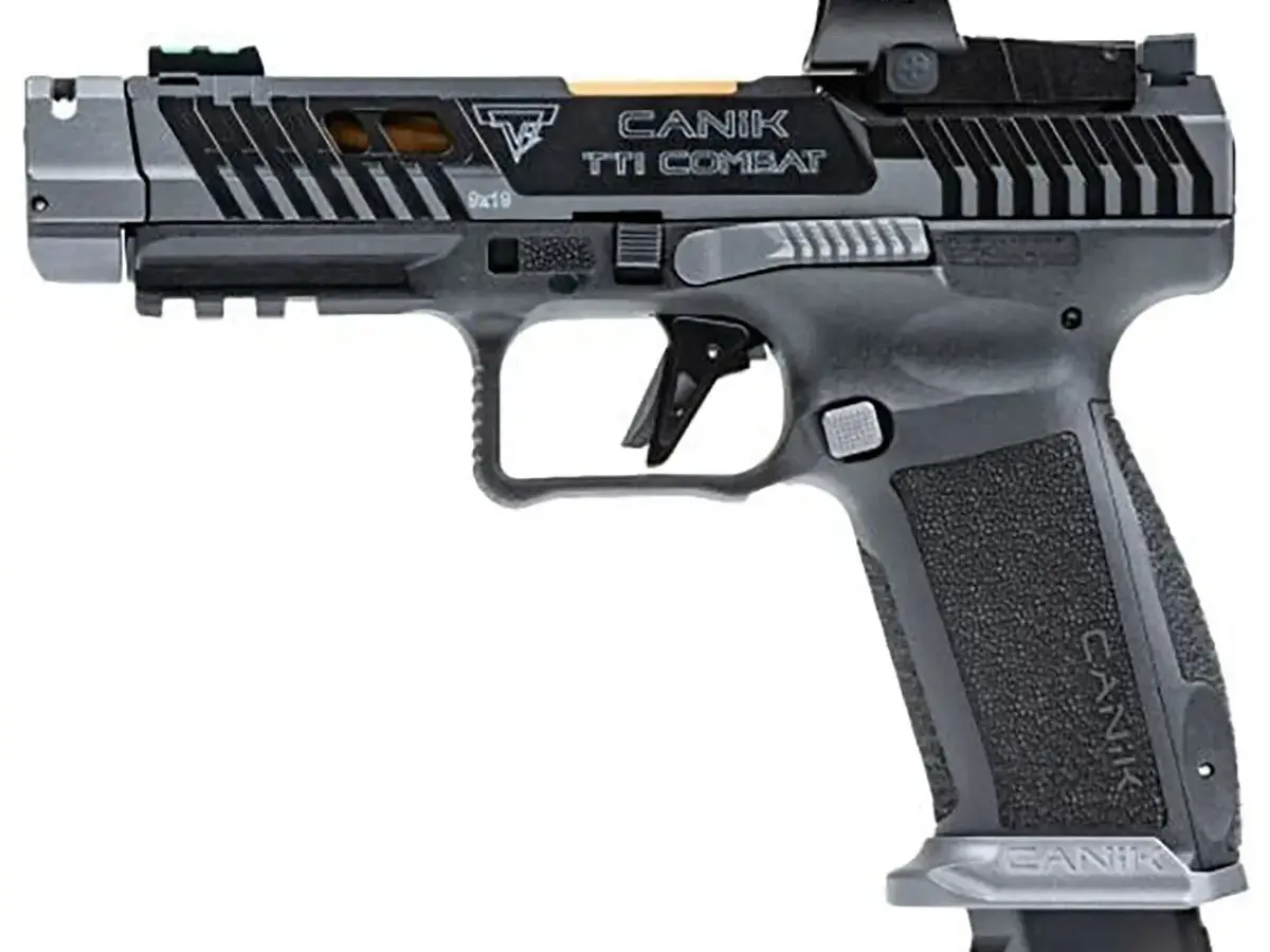 Canik TTI Combat 9mm, 4.6" Barrel, Smoke Gray, MeCanik MO3 - photo 2