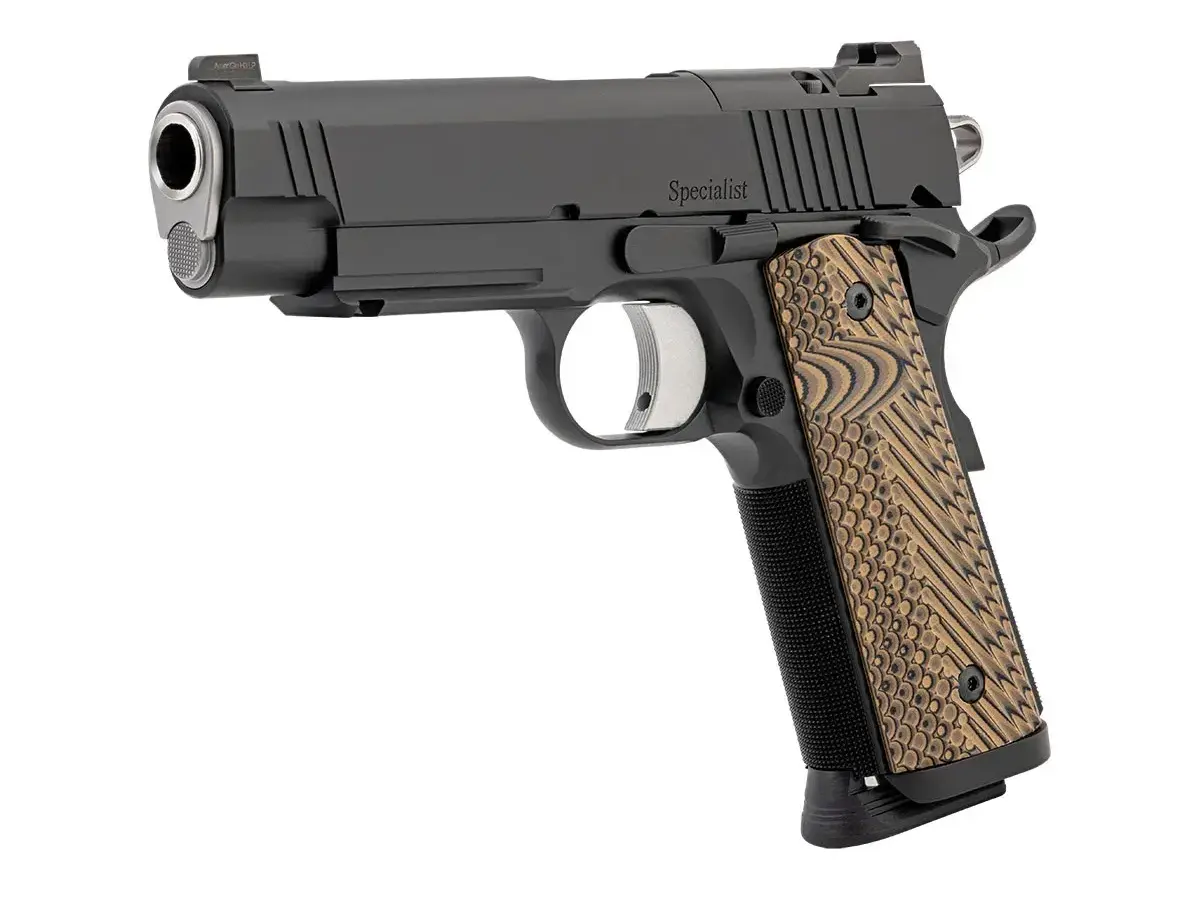 Dan Wesson Specialist Commander Black OR 45 ACP, 4.25" Barrel, Black - photo 2