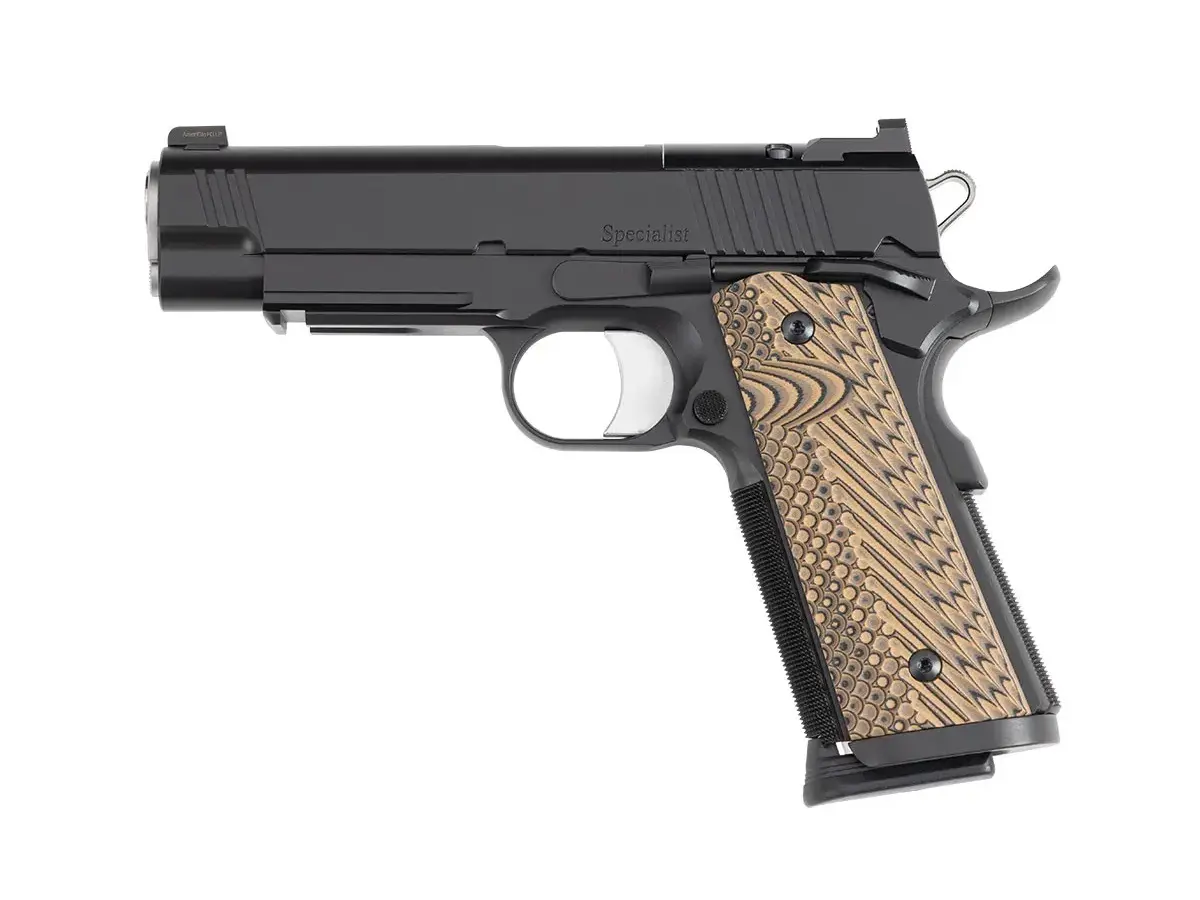 Dan Wesson Specialist Commander Black OR 45 ACP, 4.25" Barrel, Black - photo 4