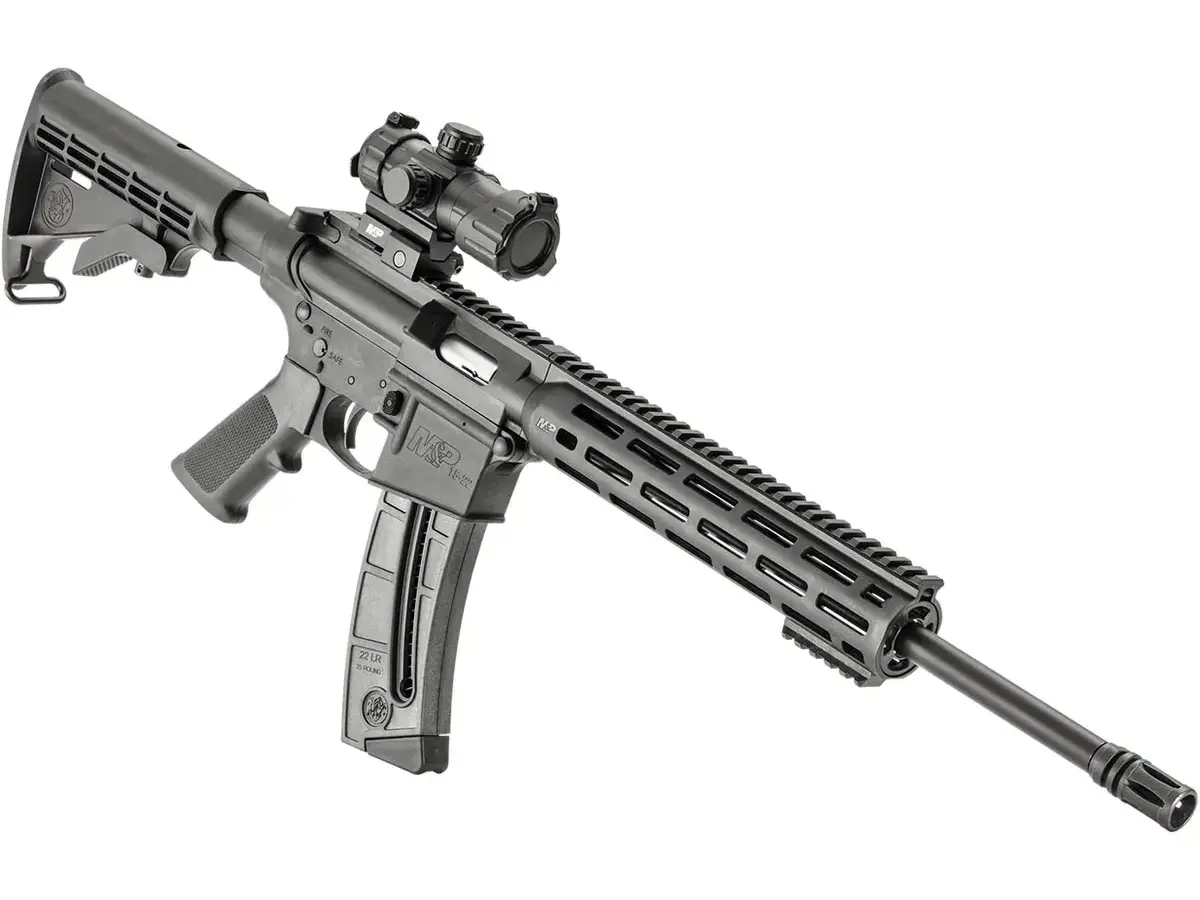 Smith & Wesson M&P 15-22 Sport 22 LR 16.5" Barrel, Red Green Dot Optic - photo 3