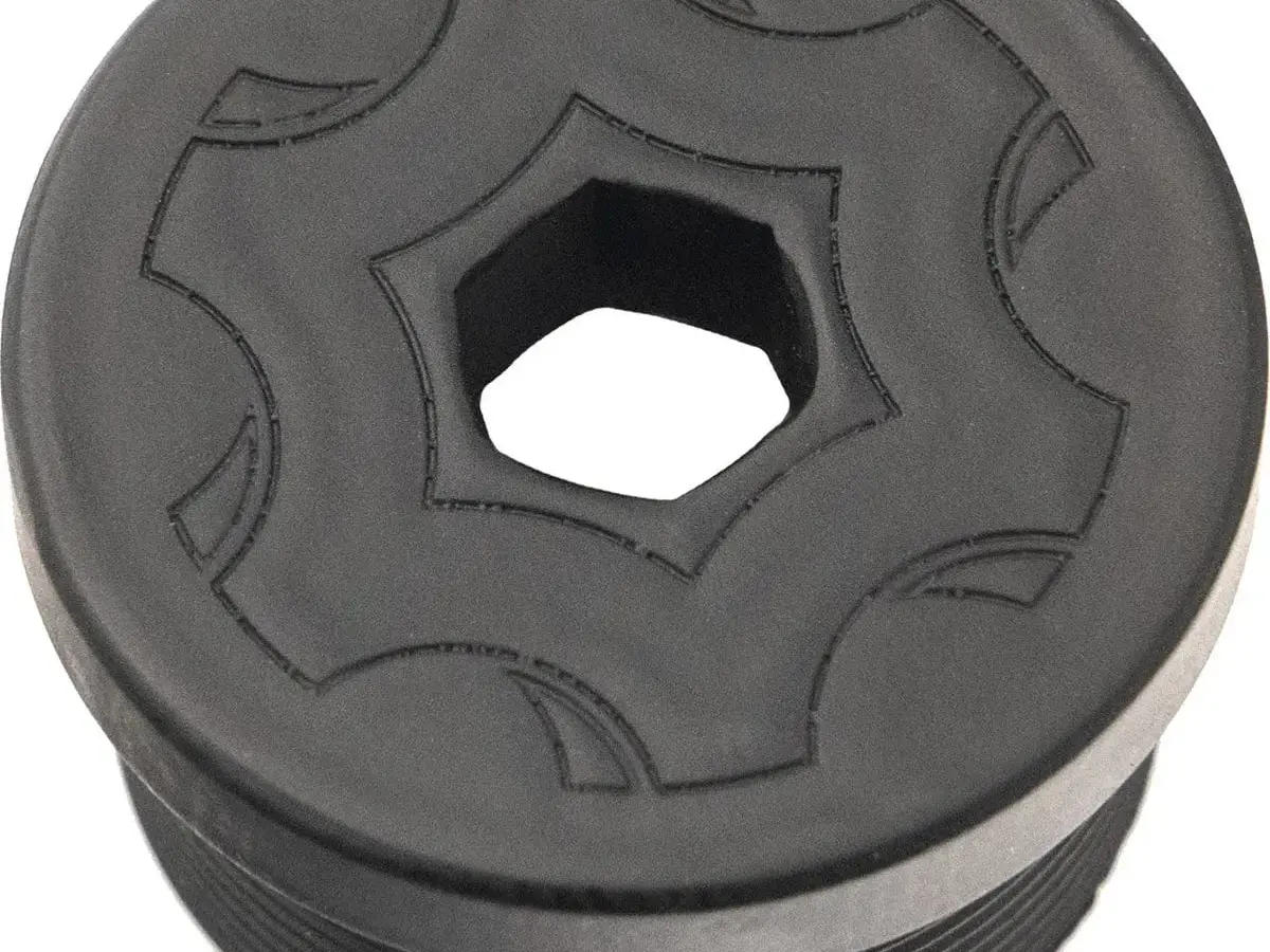 Zeroed 22 .22 Long Rifle Direct Thread Suppressor Black