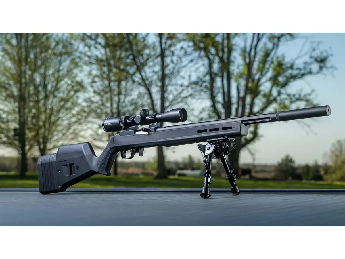 Zeroed 22 .22 Long Rifle Direct Thread Suppressor Black - photo 5
