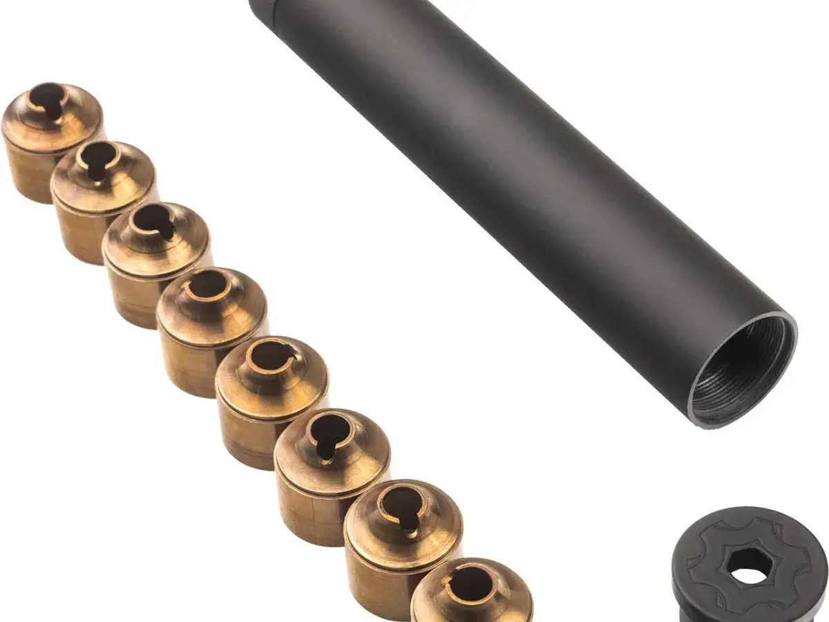Zeroed 22 .22 Long Rifle Direct Thread Suppressor Black - photo 8