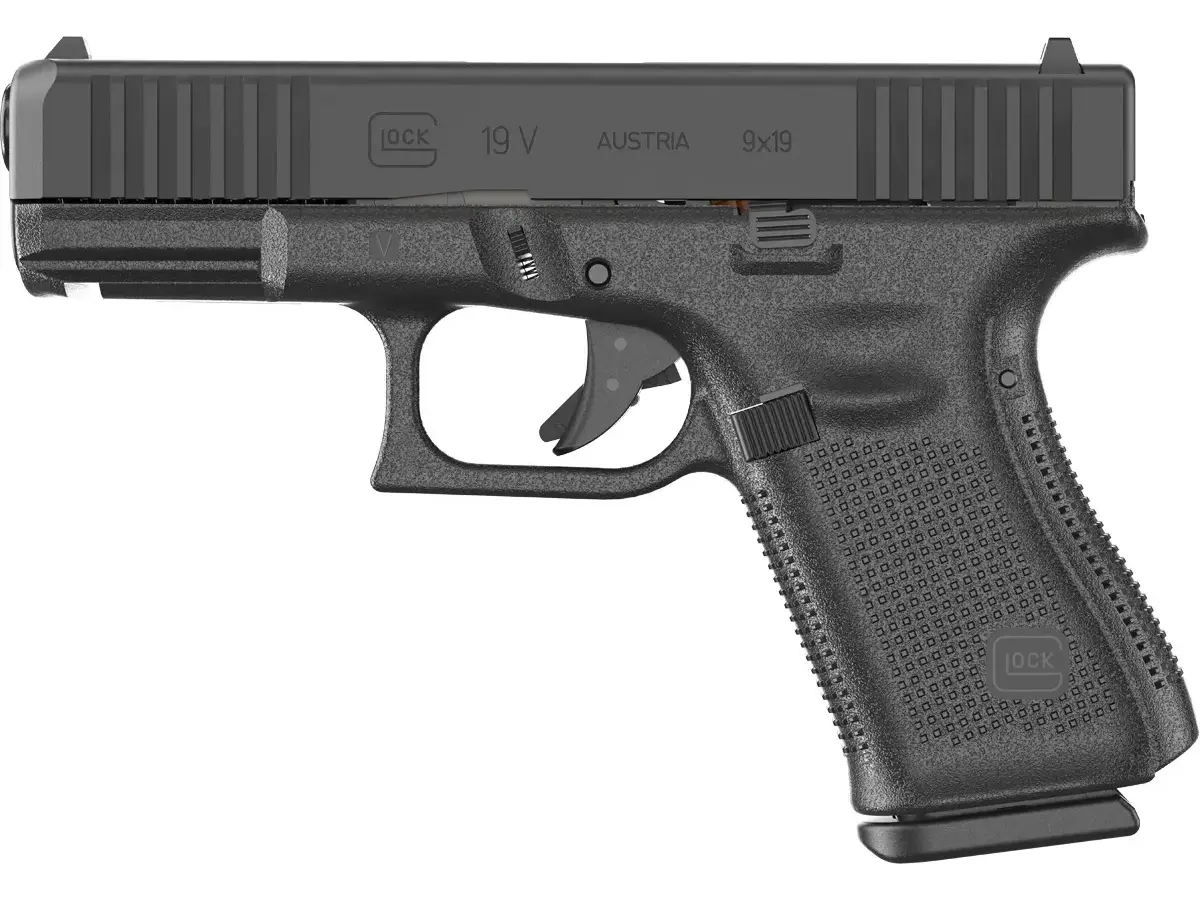 Glock G19V 9mm Luger, Black