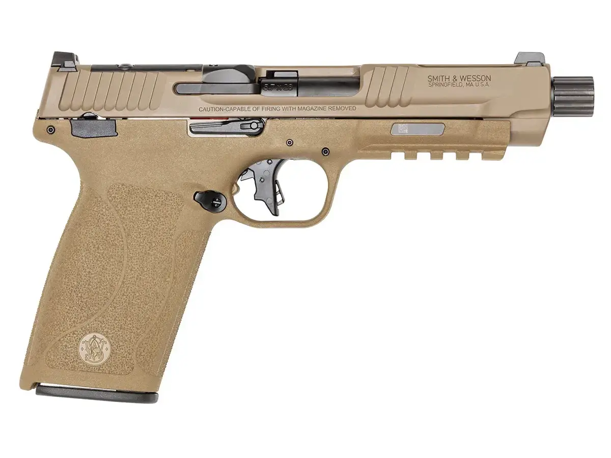 Smith & Wesson M&P 5.7 Optic Ready 5.7x28mm, 5" Barrel, NTS, FDE