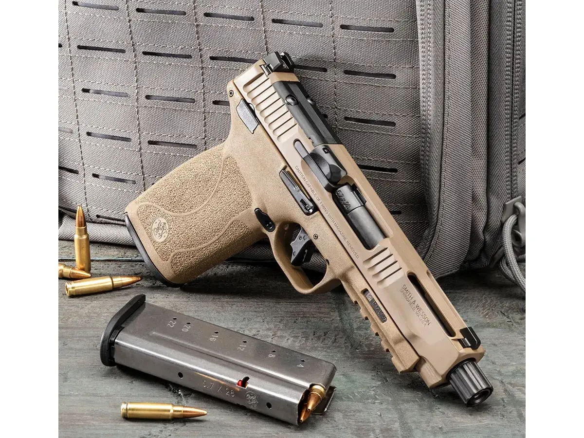 Smith & Wesson M&P 5.7 Optic Ready 5.7x28mm, 5" Barrel, NTS, FDE - photo 3