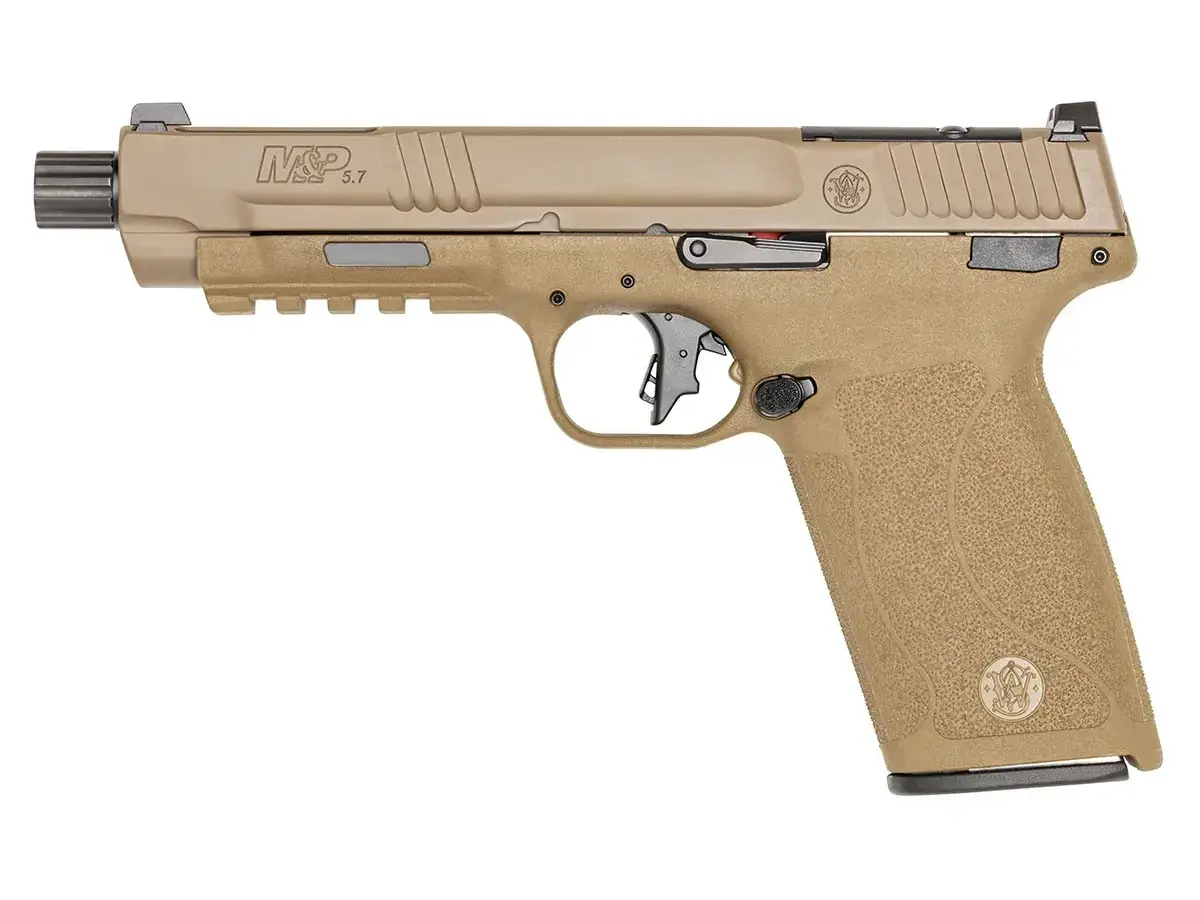 Smith & Wesson M&P 5.7 Optic Ready 5.7x28mm, 5" Barrel, NTS, FDE - photo 7