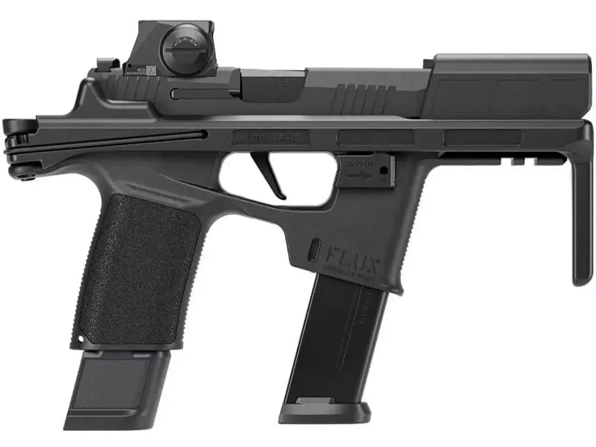 SIG Sauer P365-FLUX 9mm, 6" Barrel, SIG-LOC Comp, Black