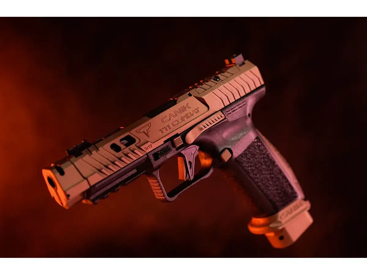 Canik TTI Combat 9mm, 4.6" Barrel, TTI Bronze - photo 3