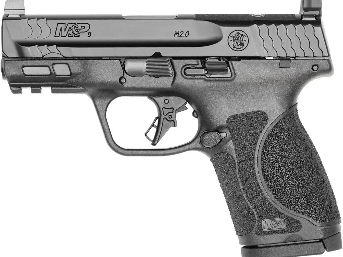 Smith & Wesson M&P 9 M2.0 Comp OR 9mm Luger, 3.6" Barrel, No Safety, Black