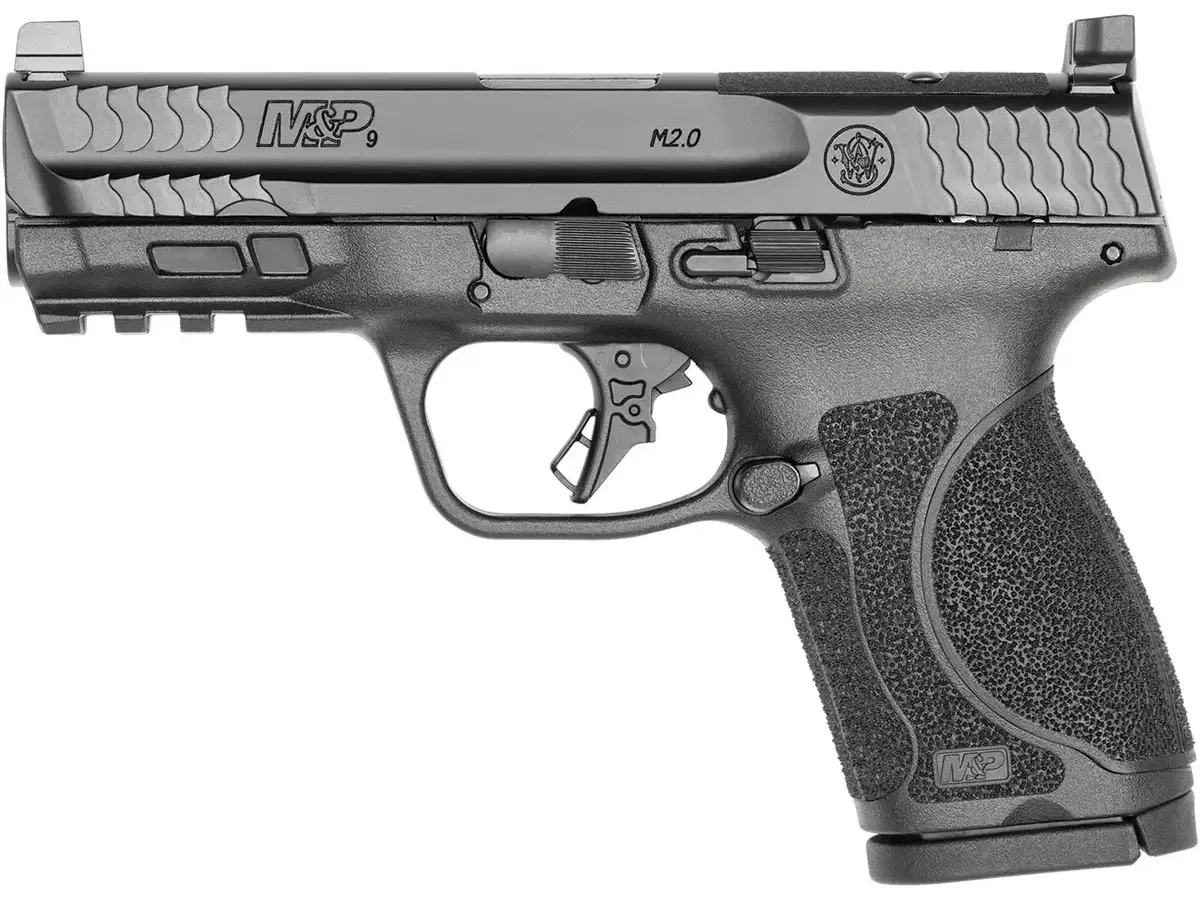 Smith & Wesson M&P 9 M2.0 Comp OR 9mm, 4" Barrel, No Safety, Black - photo 4