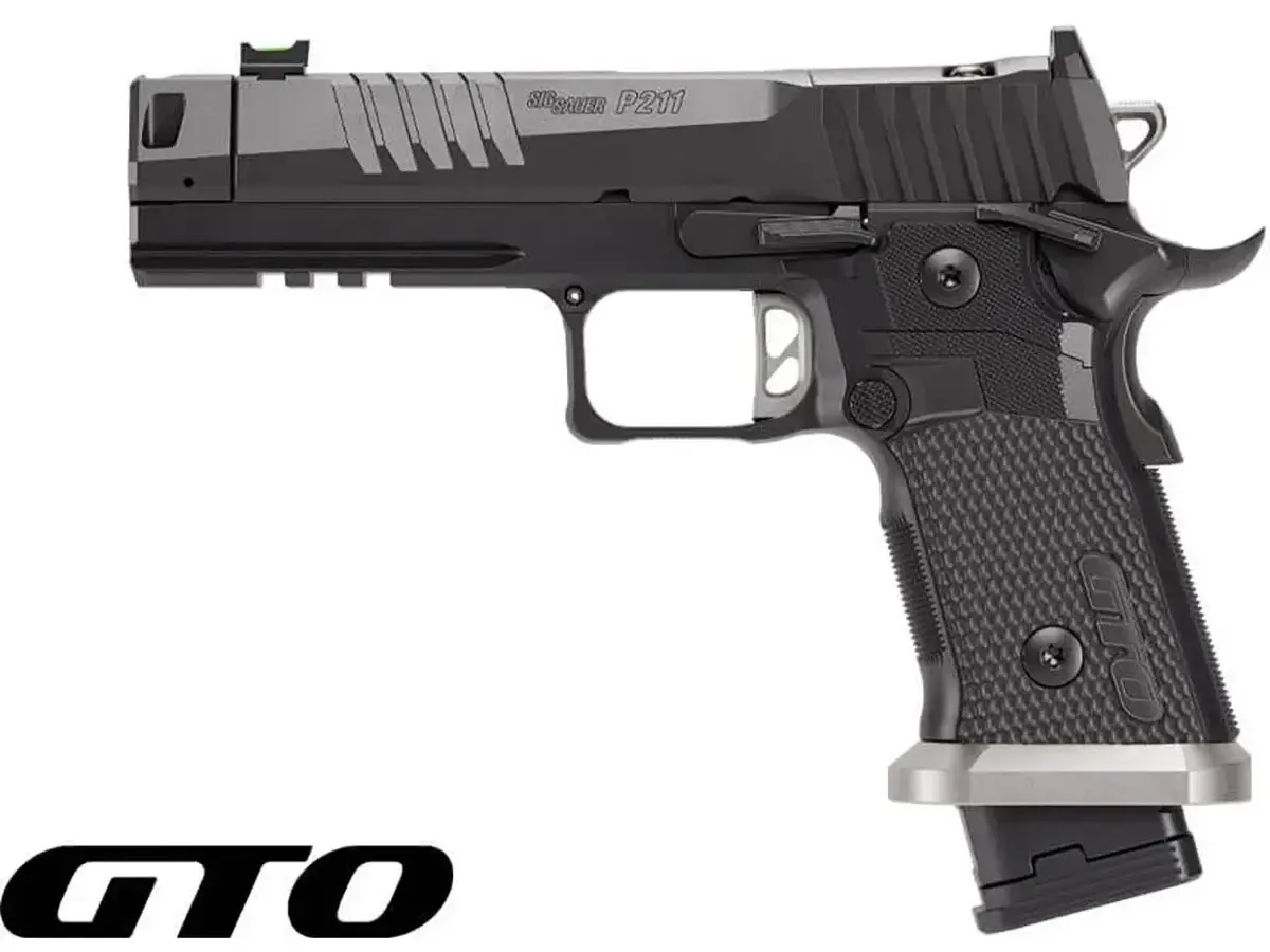 SIG Sauer P211-GTO 9mm, 4.4" Barrel, Black - photo 4