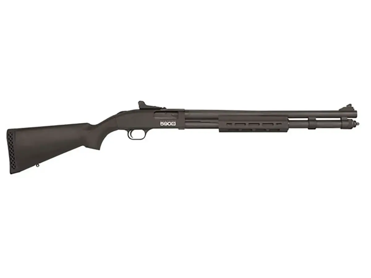 Mossberg 590S 12 Gauge, 20" Barrel, Pump Action, Black