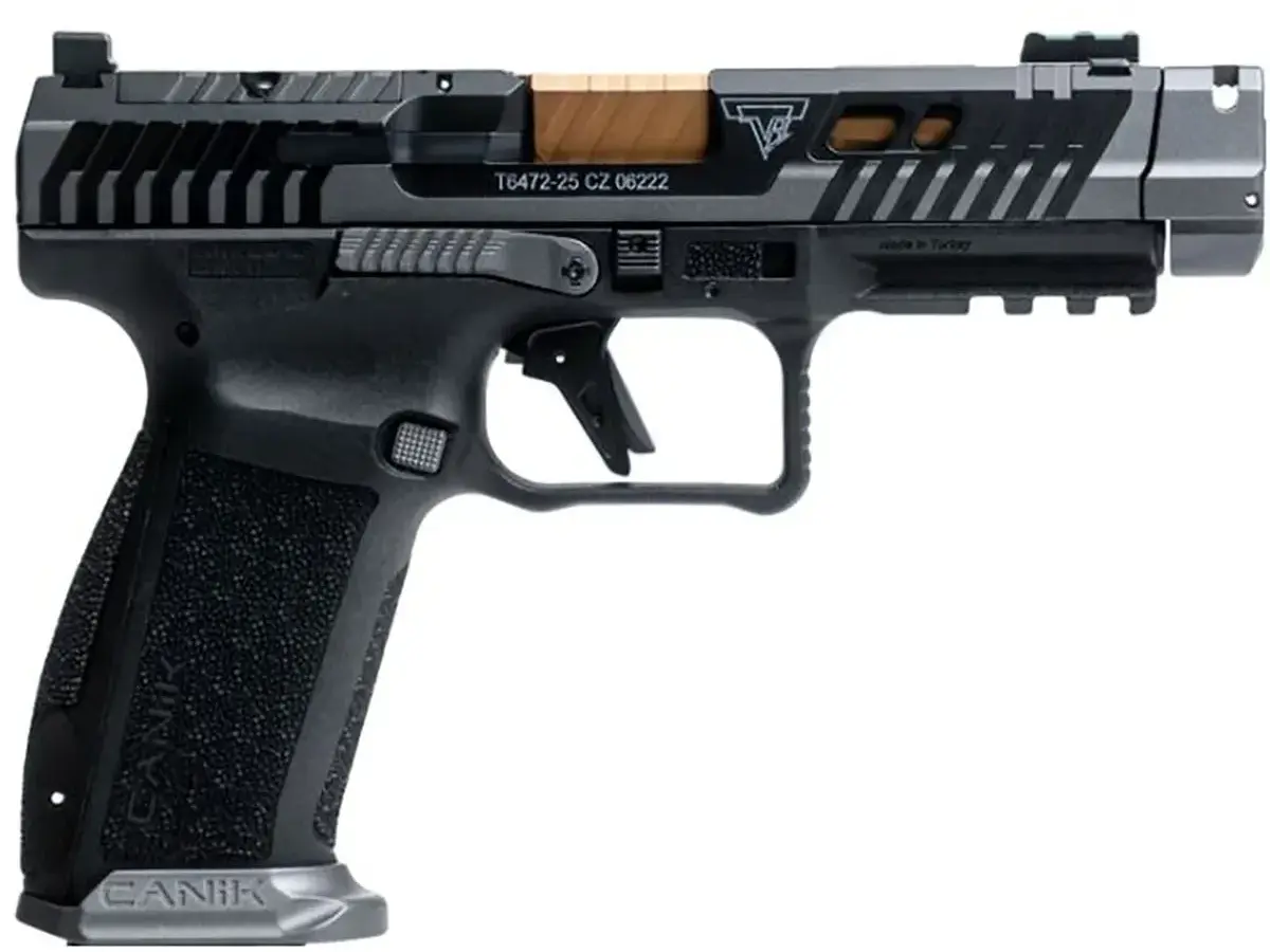 Canik TTI Combat 9mm, 4.6" Barrel, Smoke Gray
