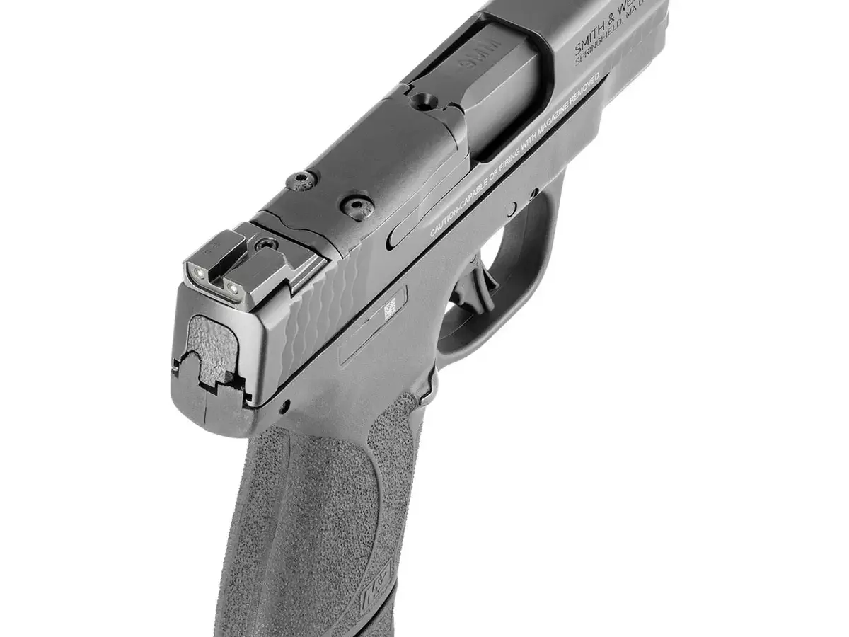 Smith & Wesson M&P9 Shield Plus OR 9mm, 3.1" Barrel, Night Sights, Black - photo 2