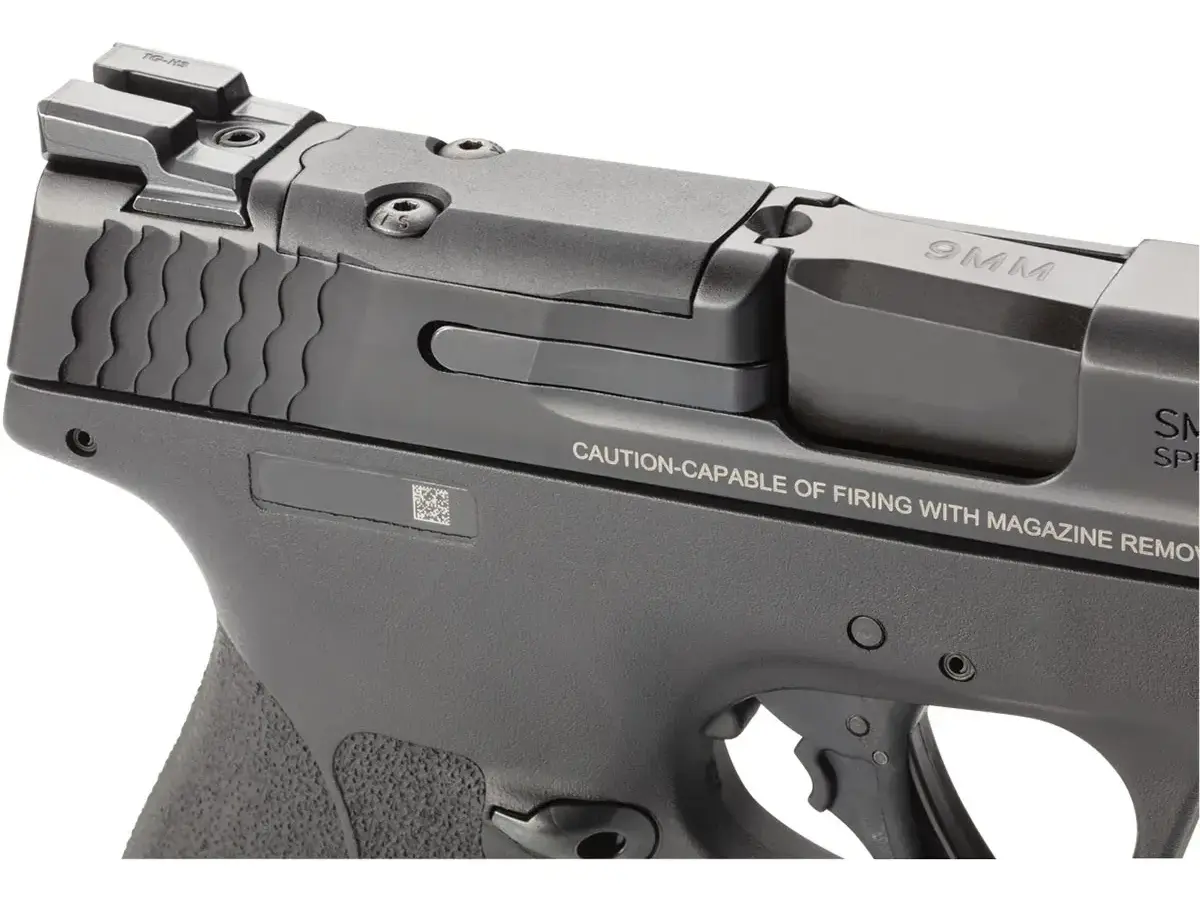 Smith & Wesson M&P9 Shield Plus OR 9mm, 3.1" Barrel, Night Sights, Black - photo 3