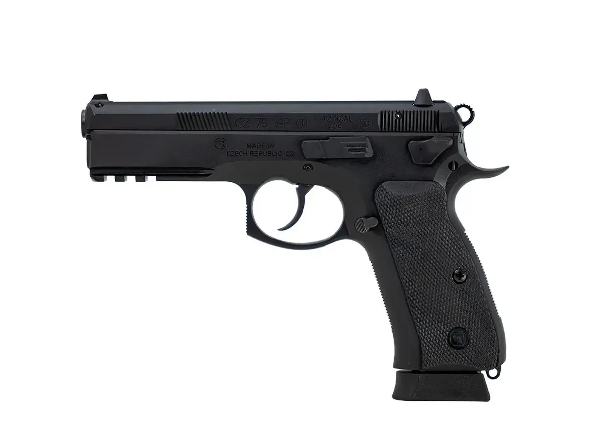 CZ 75 SP-01 9mm, 4.6" Barrel, Black