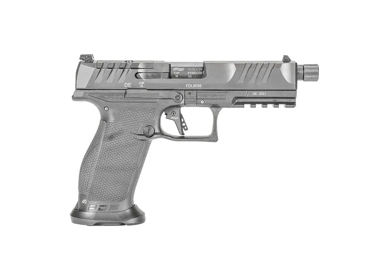 Walther PDP SD Pro Full Size OR 9mm, 5.1" Barrel, Black