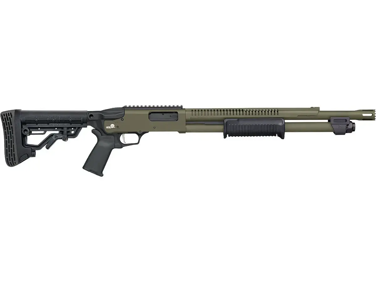 Mossberg 590R 12 Gauge, 18.5" Barrel, Picatinny Rail, ODG