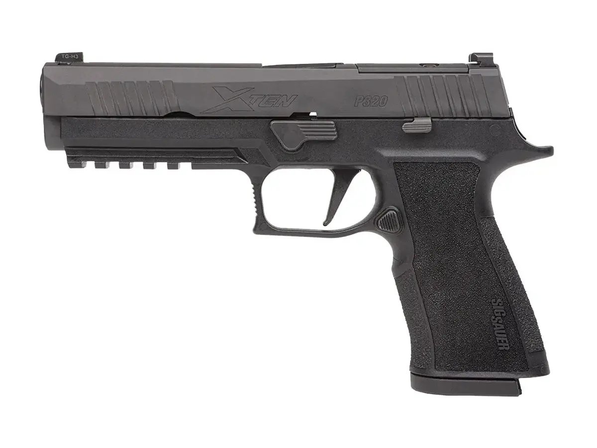 SIG Sauer P320 XTEN 10mm Auto, Optics Ready, 5" Barrel, No Safety, Black