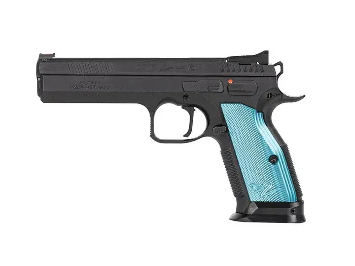 CZ TS2 9mm Luger, 5.28" Barrel, Blue