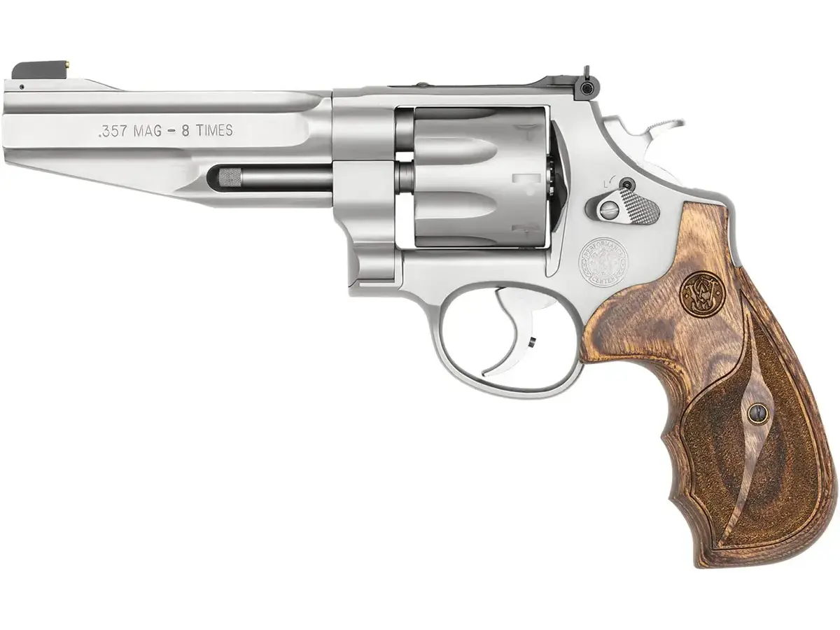 Smith & Wesson PC Model 627 N-Frame .357 Magnum 5" Barrel, Stainless/Wood - photo 5