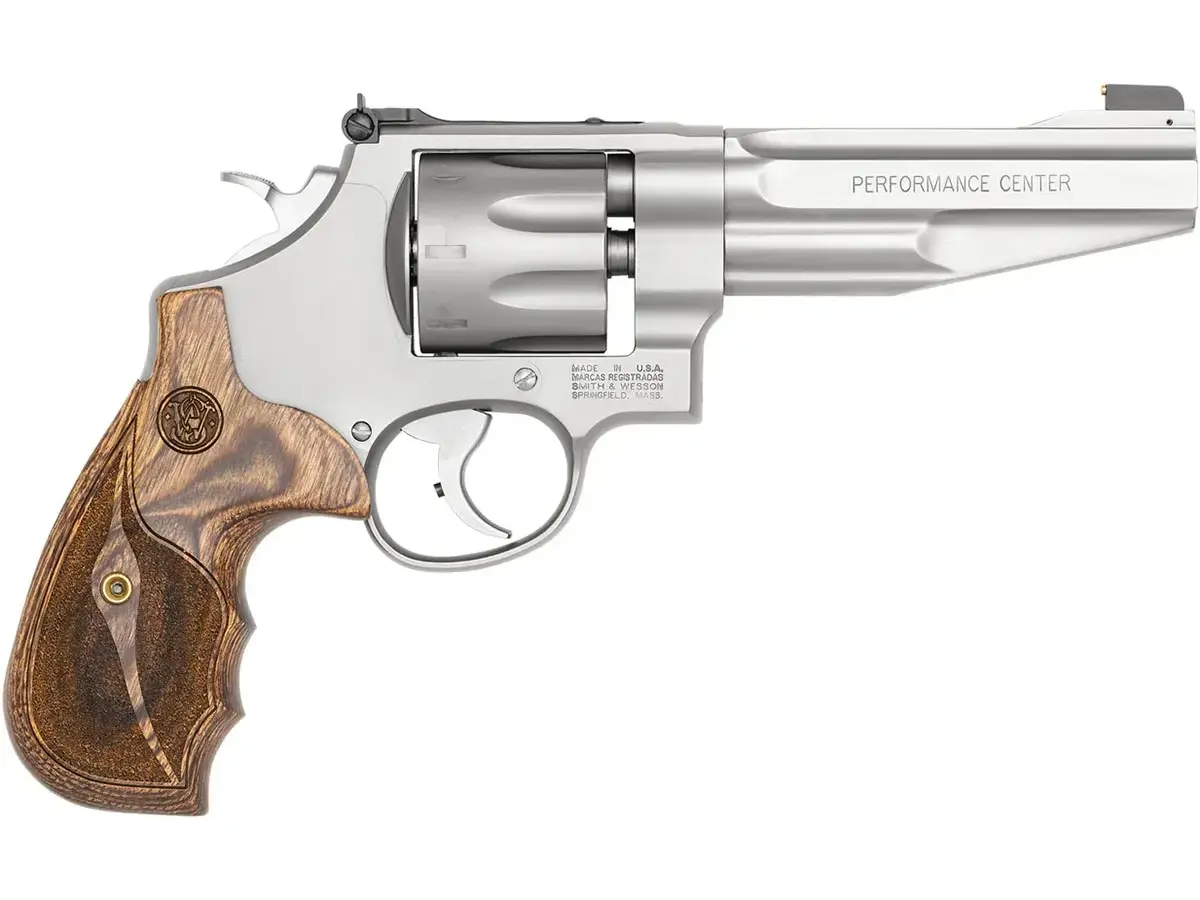 Smith & Wesson PC Model 627 N-Frame .357 Magnum 5" Barrel, Stainless/Wood - photo 6