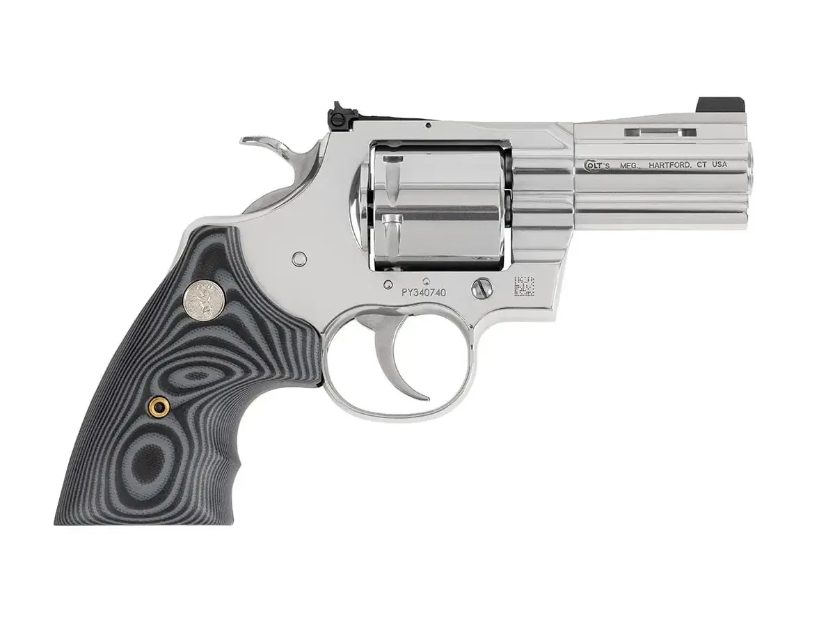 Colt's Manufacturing Company Python Combat Elite .357 Magnum, 3" Barrel, Stainless Steel