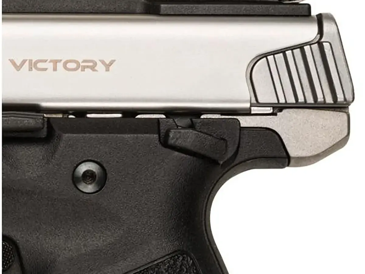 Smith & Wesson SW22 Victory 22 LR, 5.5" Threaded Barrel, SS/Black - photo 2