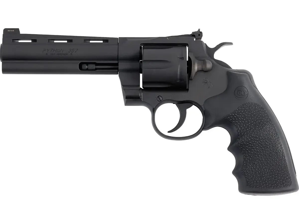 Colt's Manufacturing Company Python 357 Magnum 5" Hogue Grip Matte Blued - photo 4