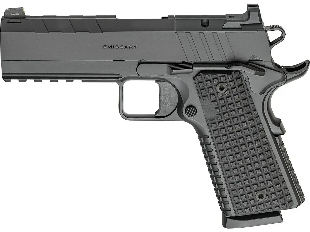 Springfield Armory 1911 Emissary AOS 45 ACP 4.25" Barrel, Black