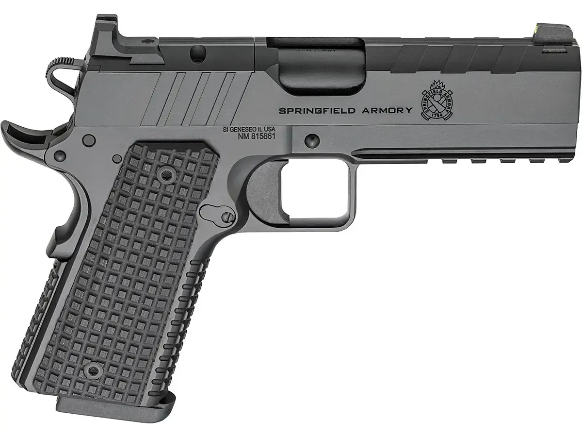 Springfield Armory 1911 Emissary AOS 9mm, 4.25" Barrel, Black