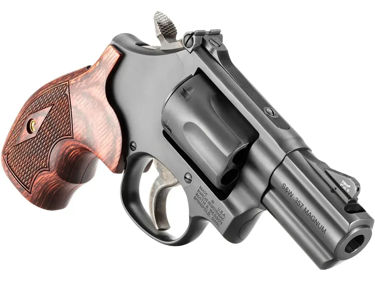 Smith & Wesson Model 19 Carry Comp K-Frame .357 Mag, 2.5" Barrel, Blued/Walnut - photo 4