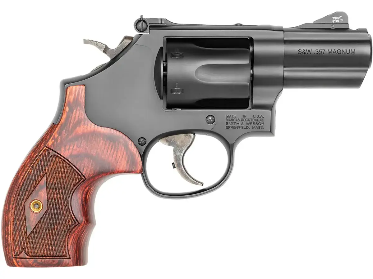 Smith & Wesson Model 19 Carry Comp K-Frame .357 Mag, 2.5" Barrel, Blued/Walnut - photo 6
