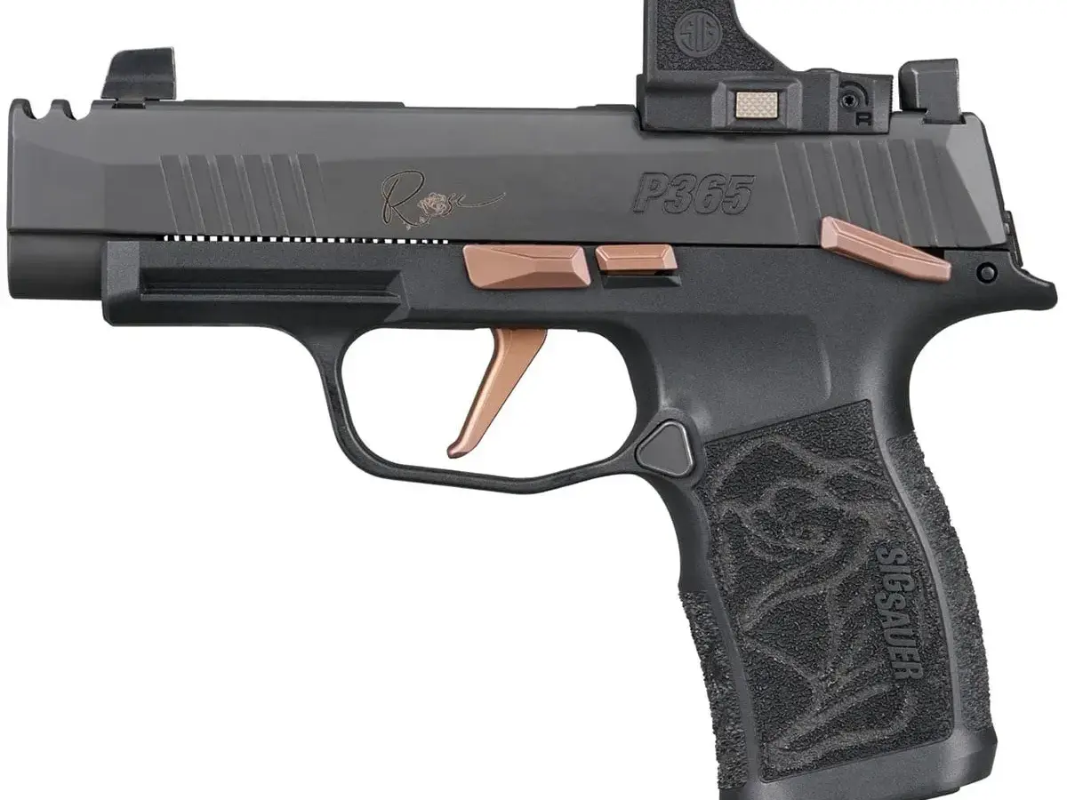 SIG Sauer P365XL Rose 9mm Comp, Manual Safety, BLK/Rose