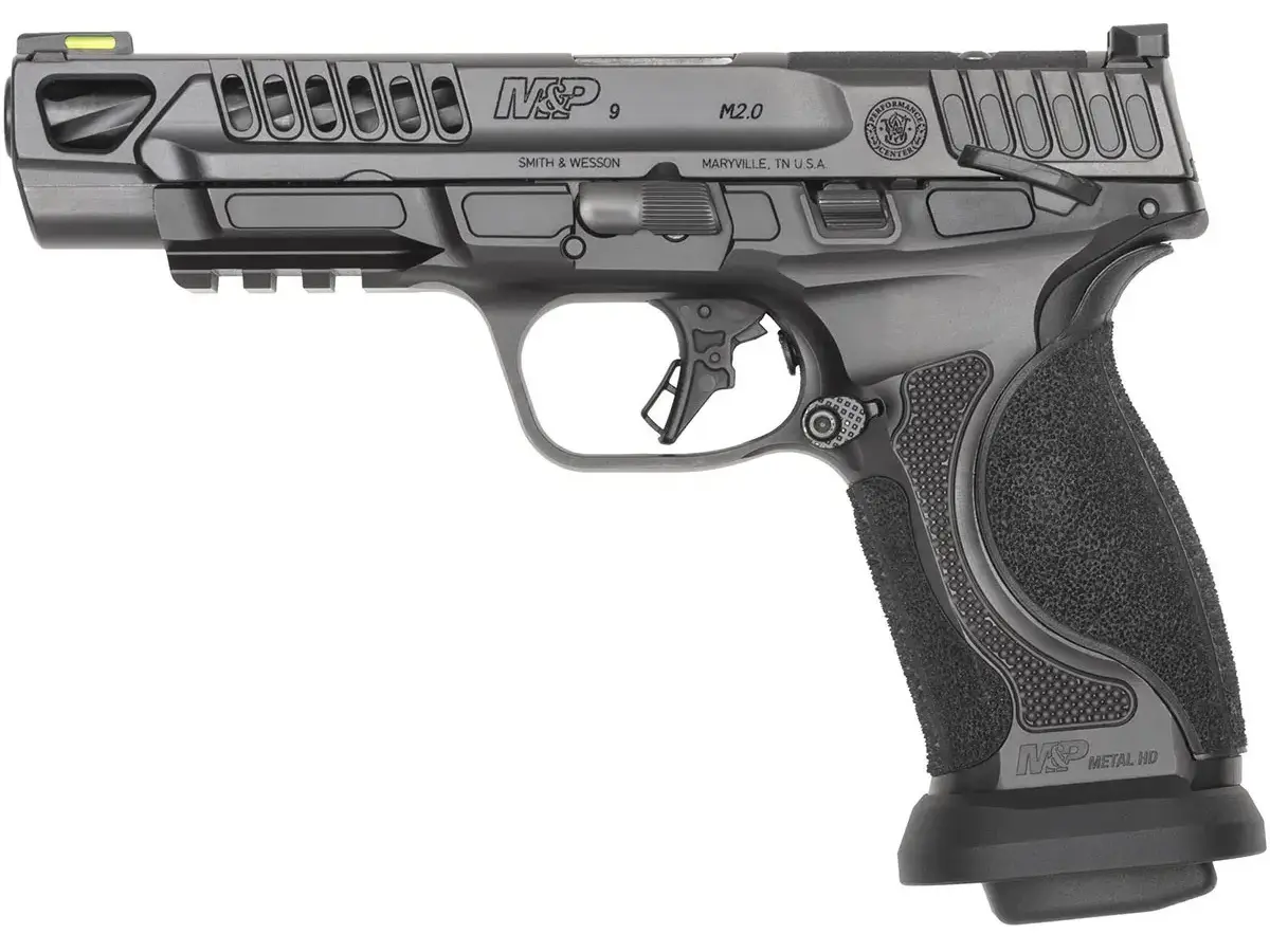 Smith & Wesson M&P9 M2.0 Competitor HD OR FS 9mm, 5" Barrel, TS BLK - photo 5