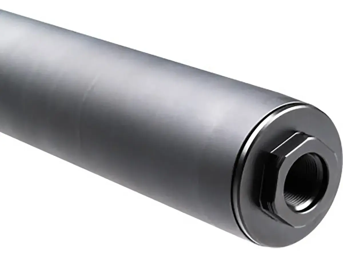 Zeroed 46 .45 Caliber Direct Thread Suppressor Black