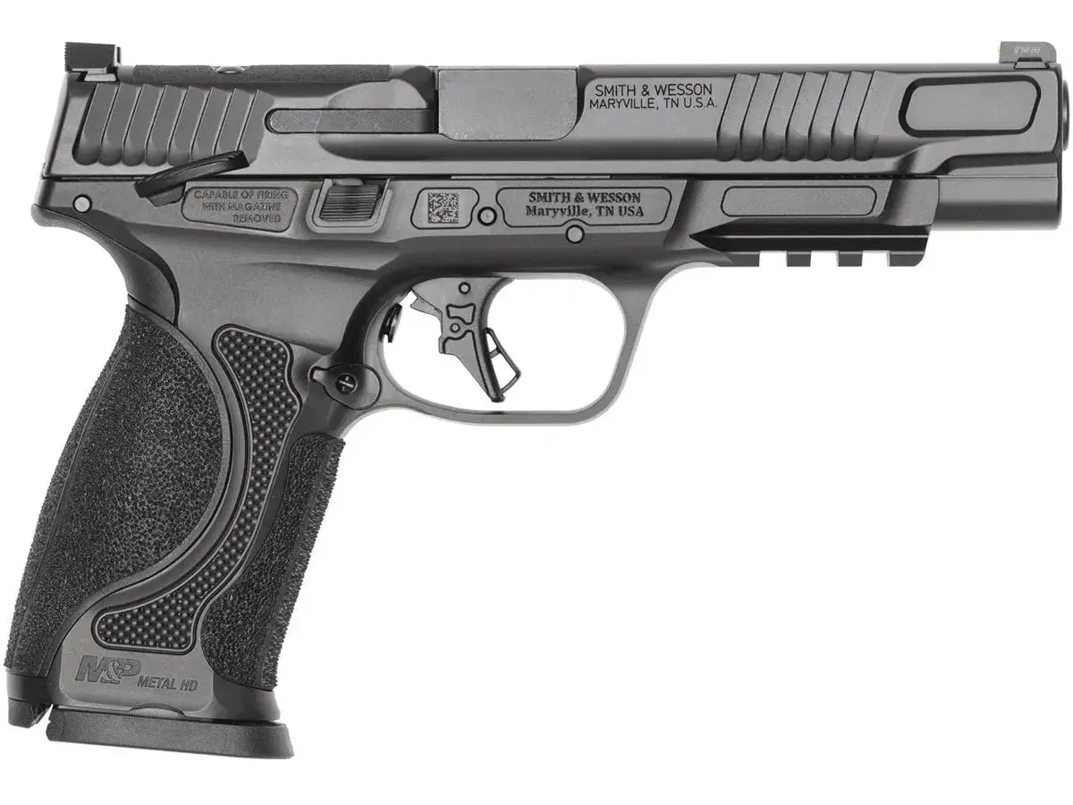 Smith & Wesson M&P9 M2.0 Metal HD OR FS 9mm, 5" Barrel, Black