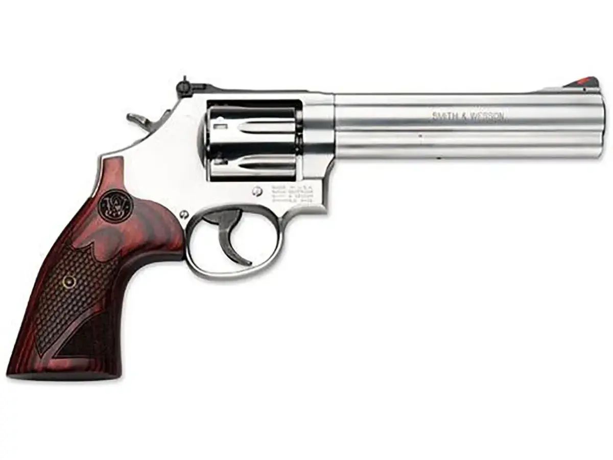 Smith & Wesson Model 686 Deluxe L-Frame .357 Magnum, 6" Barrel, Stainless Steel/Walnut - photo 5