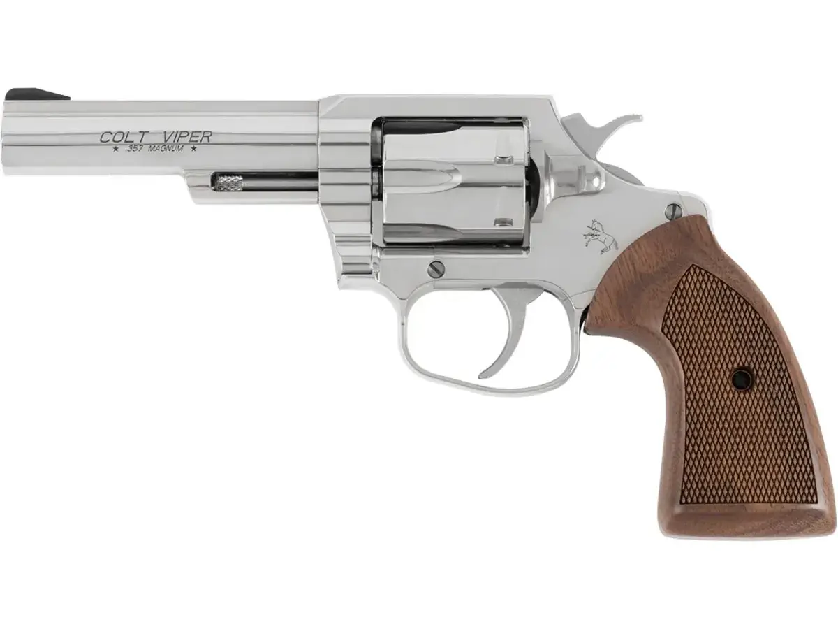 Colt's Manufacturing Company Viper 357 Magnum 4.25" Barrel 6 Round SS/Walnut