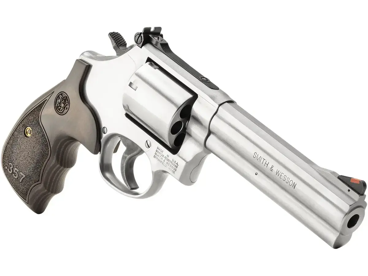 Smith & Wesson Model 686 Plus L-Frame 3-5-7 .357 Magnum, 5" Barrel, SS/Black - photo 2