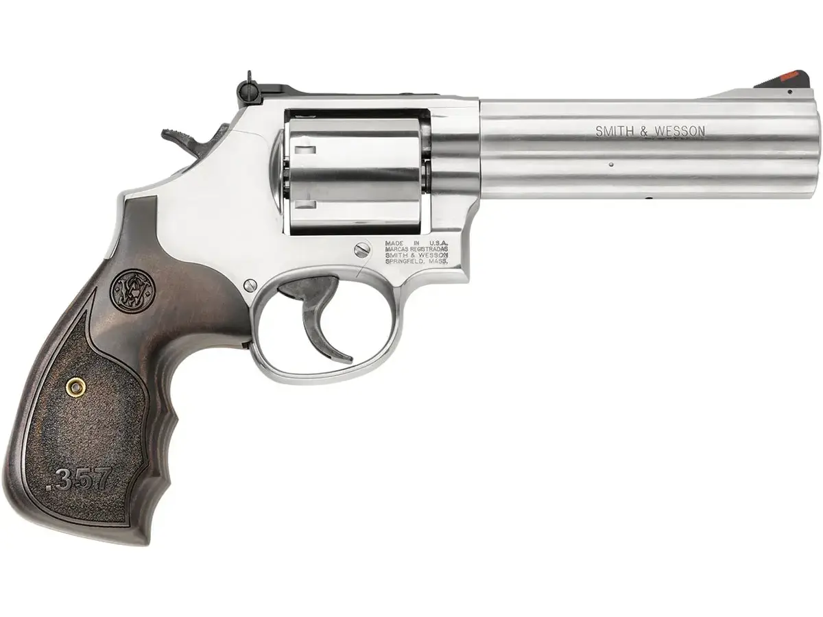 Smith & Wesson Model 686 Plus L-Frame 3-5-7 .357 Magnum, 5" Barrel, SS/Black - photo 3